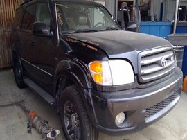 2003 TOYOTA SEQUOIA, BLACK, LIMITED MODEL, 4.7L, AT, 4WD.  Z26479